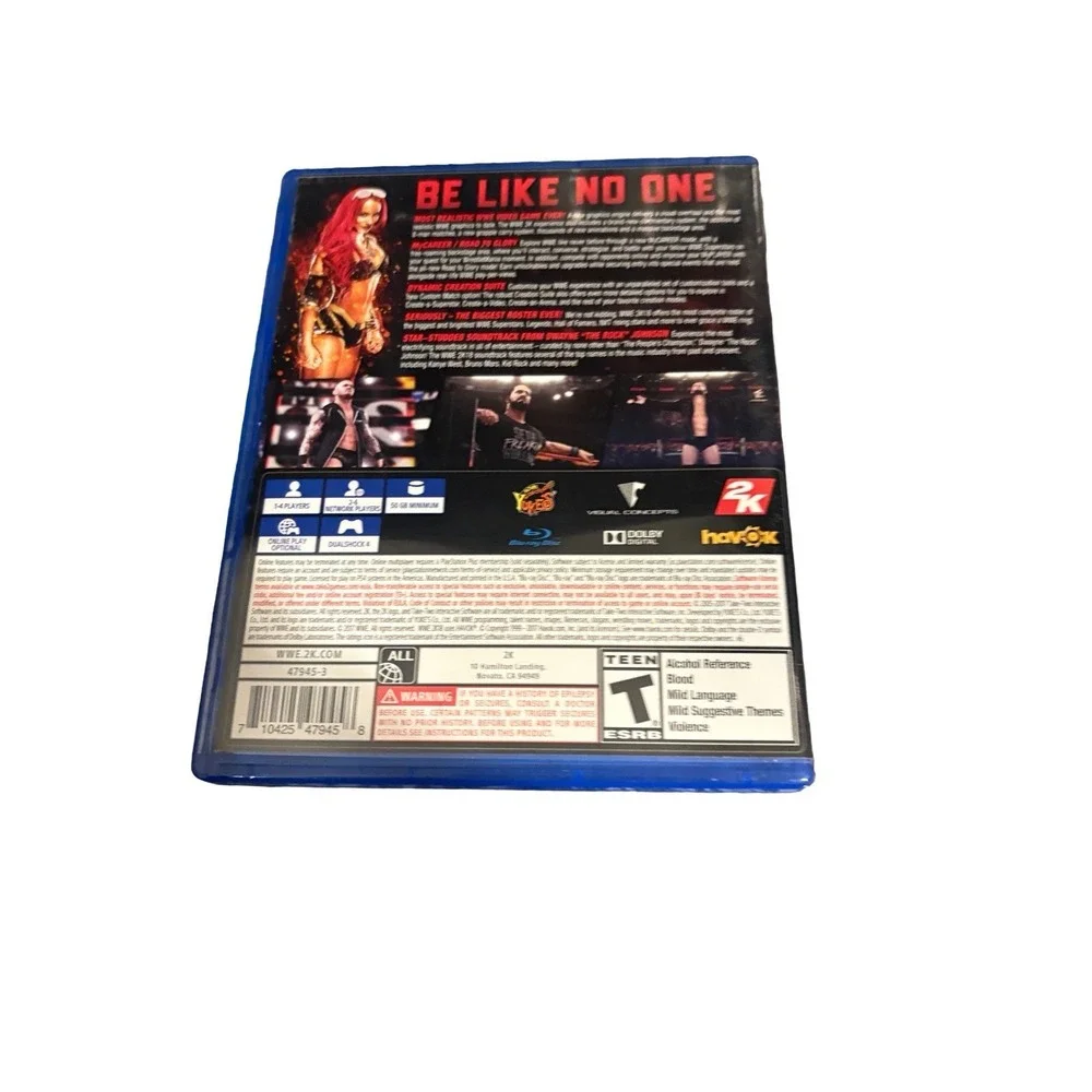 WWE 2K18 Sony PlayStation 4, PS4 W2K18 Seth Rollins Cover